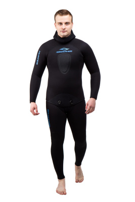 Гидрокостюм Hunter 7мм нейлон/открытая пора черный